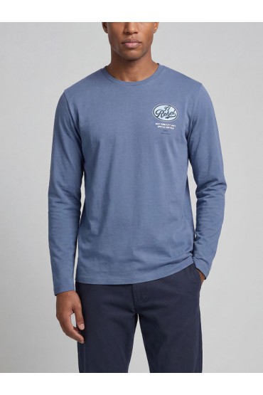 JREBBAKER LS TEE - ΜΠΛΕ