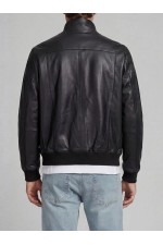 JREBRACEL LEATHER JACKET - ΜΑΥΡΟ