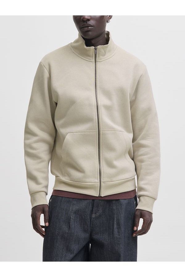 JJEBRADLEY SWEAT ZIP HN NOOS - ΜΠΕΖ