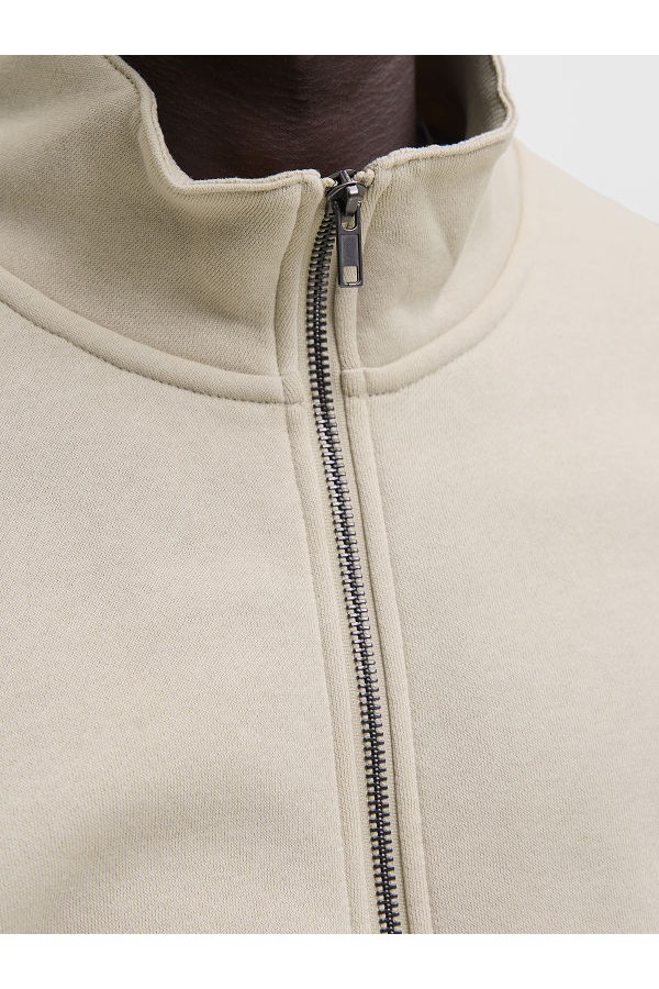 JJEBRADLEY SWEAT ZIP HN NOOS - ΜΠΕΖ