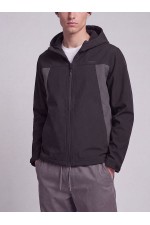 JREBCOAST LIGHT PADDED JACKET - ΜΑΥΡΟ