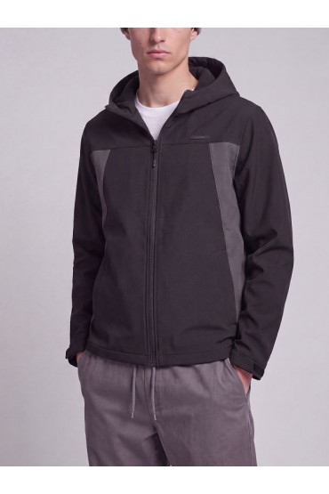 JREBCOAST LIGHT PADDED JACKET - ΜΑΥΡΟ