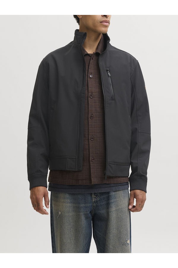JJELIAM SOFTSHELL BOMBER NOOS - ΜΑΥΡΟ