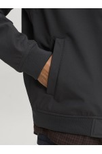JJELIAM SOFTSHELL BOMBER NOOS - ΜΑΥΡΟ