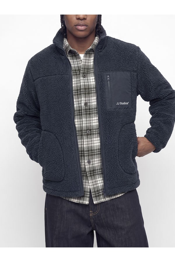JJESOHO TEDDY JACKET AW26 NOOS - ΓΚΡΙ