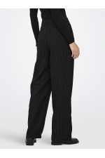 ONLREINA HW PLEAT STR PINS PANT TLR NOOS - ΜΑΥΡΟ