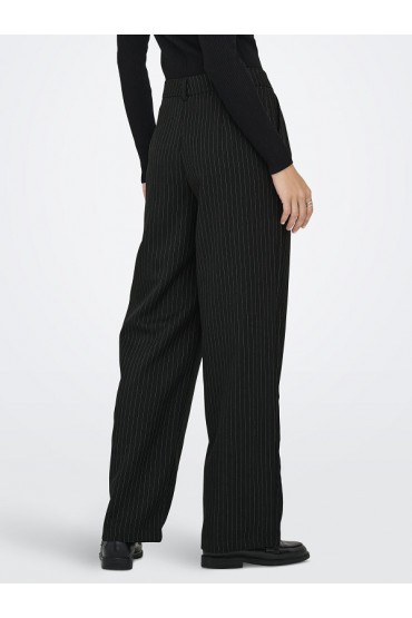 ONLREINA HW PLEAT STR PINS PANT TLR NOOS - ΜΑΥΡΟ