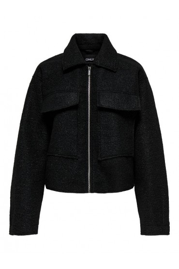 ONLSIERRA BOUCLE JACKET OTW WEBSELLER - ΜΑΥΡΟ