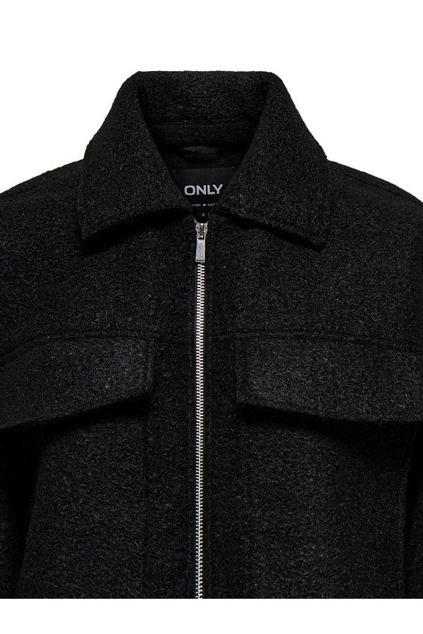 ONLSIERRA BOUCLE JACKET OTW WEBSELLER - ΜΑΥΡΟ