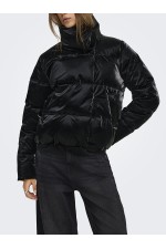 ONLBERGEN SHINY JACKET CC OTW - ΜΑΥΡΟ