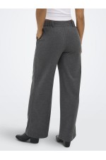 ONLDELUXE HW STRAIGHT PANT PNT - ΓΚΡΙ