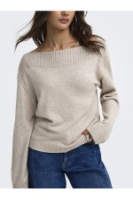 ONLKATIA LS BOATNECK CC KNT - ΜΠΕΖ