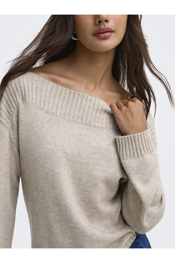ONLKATIA LS BOATNECK CC KNT - ΜΠΕΖ