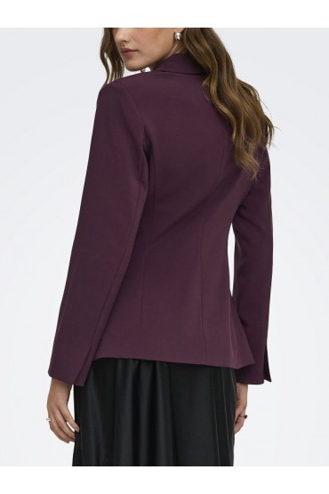 ONLASTRID L/S SCULPTURE BLAZER CC TLR - ΜΠΟΡΝΤΩ