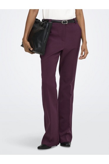 ONLASTRID HW FLARED PANT CC TLR - ΜΠΟΡΝΤΩ