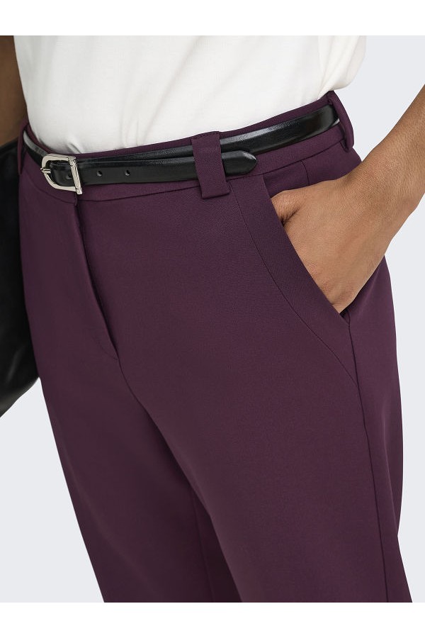 ONLASTRID HW FLARED PANT CC TLR - ΜΠΟΡΝΤΩ