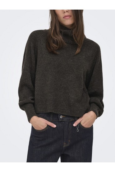 ONLOLIVIA LS ROLL NECK CC KNT - ΚΑΦΕ