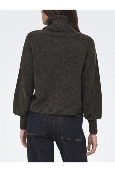 ONLOLIVIA LS ROLL NECK CC KNT - ΚΑΦΕ