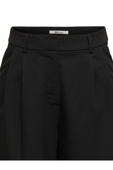 ONLBOLETTE MW WIDE PLEAT PANT TLR - ΜΑΥΡΟ