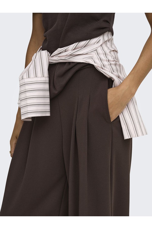 ONLBANG PLEAT WIDE PANT JRS - ΚΑΦΕ