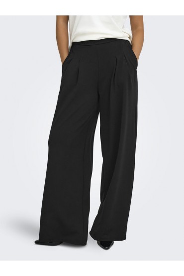 ONLBANG PLEAT WIDE PANT JRS - ΜΑΥΡΟ