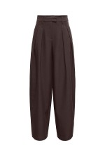 ONLKIRSY MW PLEAT BARREL PANT TLR - ΚΑΦΕ