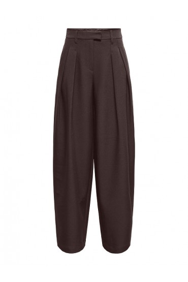 ONLKIRSY MW PLEAT BARREL PANT TLR - ΚΑΦΕ