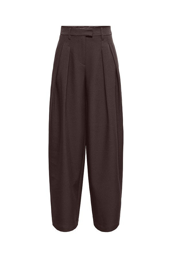 ONLKIRSY MW PLEAT BARREL PANT TLR - ΚΑΦΕ