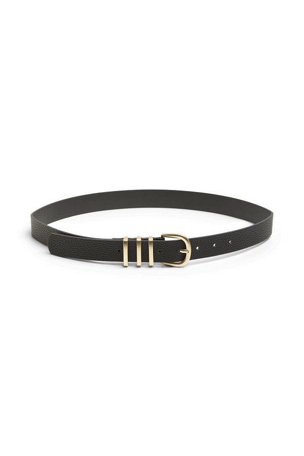 PCLEA JEANS BELT NOOS WB PU - ΚΙΤΡΙΝΟ