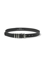 PCLEA JEANS BELT NOOS WB PU - ΓΚΡΙ