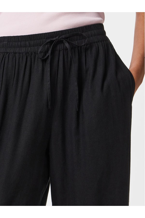 PCPIA HW WIDE PANTS WVN NOOS - ΜΑΥΡΟ