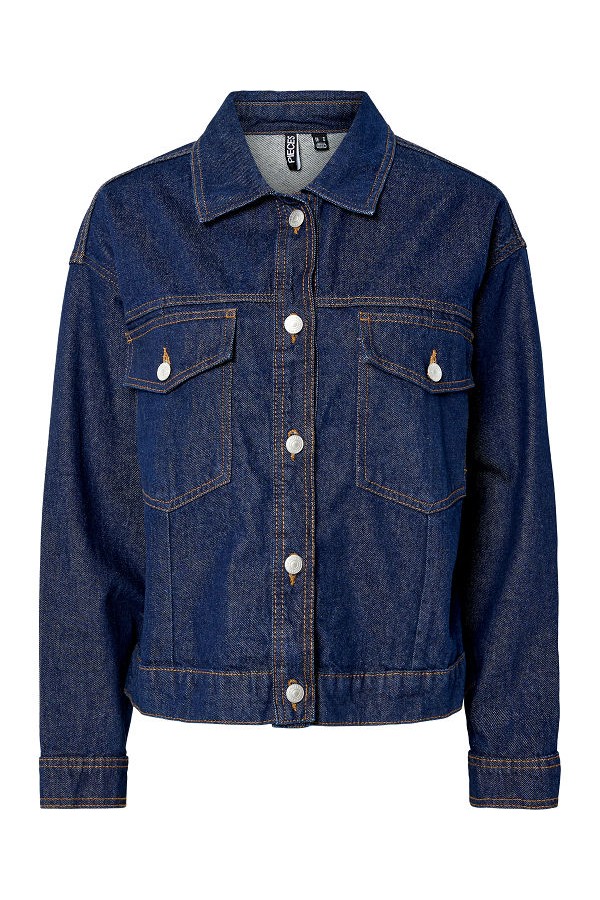 PCELMA DENIM JACKET NOOS BC - ΜΠΛΕ