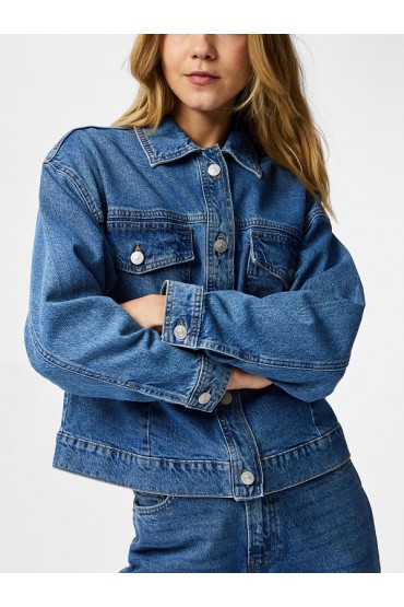 PCELMA DENIM JACKET NOOS BC - ΜΠΛΕ