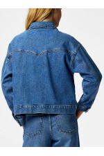 PCELMA DENIM JACKET NOOS BC - ΜΠΛΕ