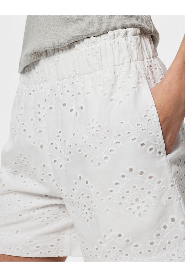 PCVILDE MW SHORTS WVN NOOS - ΛΕΥΚΟ