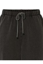 PCCHILLI HW WASHED SWEAT PANTS NOOS BC - ΜΑΥΡΟ