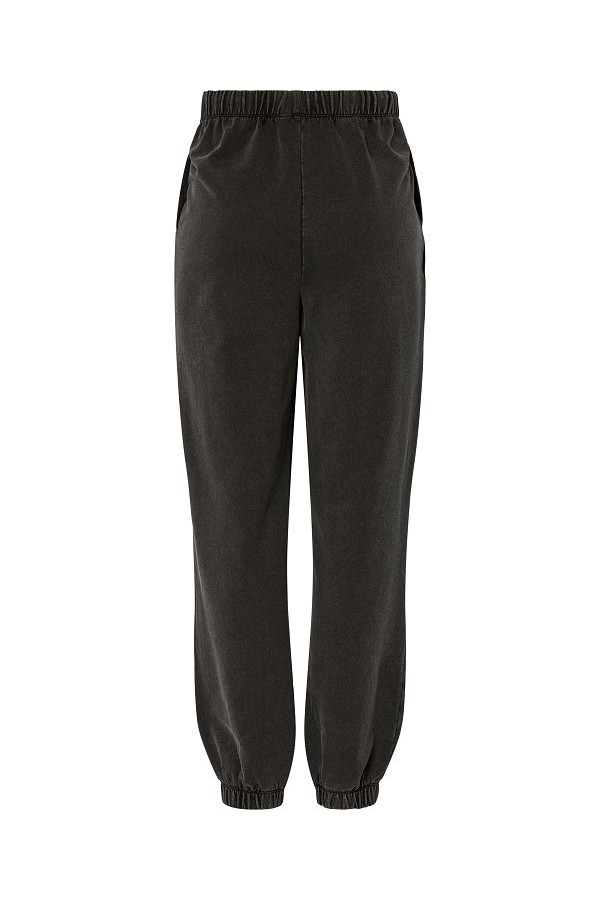 PCCHILLI HW WASHED SWEAT PANTS NOOS BC - ΜΑΥΡΟ