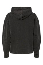 PCCHILLI LS WASHED SWEAT HOODIE NOOS BC - ΜΑΥΡΟ