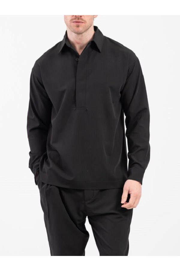 VITTORIO OVERSHIRT - ΜΑΥΡΟ