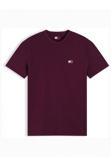 TJM REG BADGE TEE EXT - ΜΠΟΡΝΤΩ