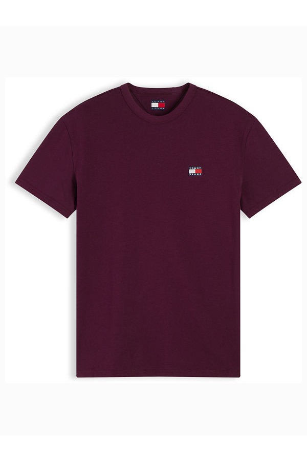 TJM REG BADGE TEE EXT - ΜΠΟΡΝΤΩ