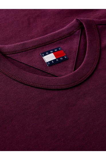 TJM REG BADGE TEE EXT - ΜΠΟΡΝΤΩ