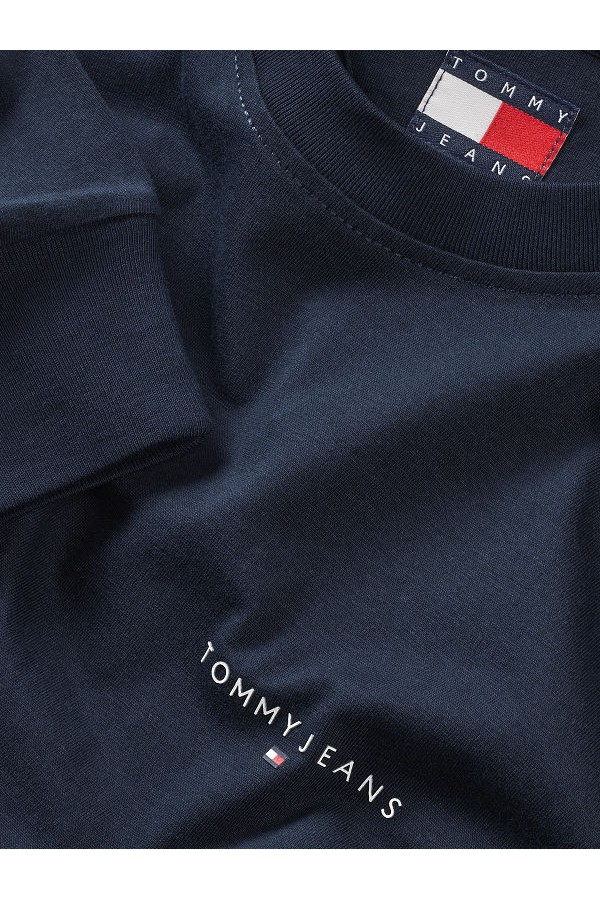 TJM SLIM CHEST LINEAR LS TEE EXT - ΜΠΛΕ