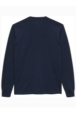TJM SLIM CHEST LINEAR LS TEE EXT - ΜΠΛΕ