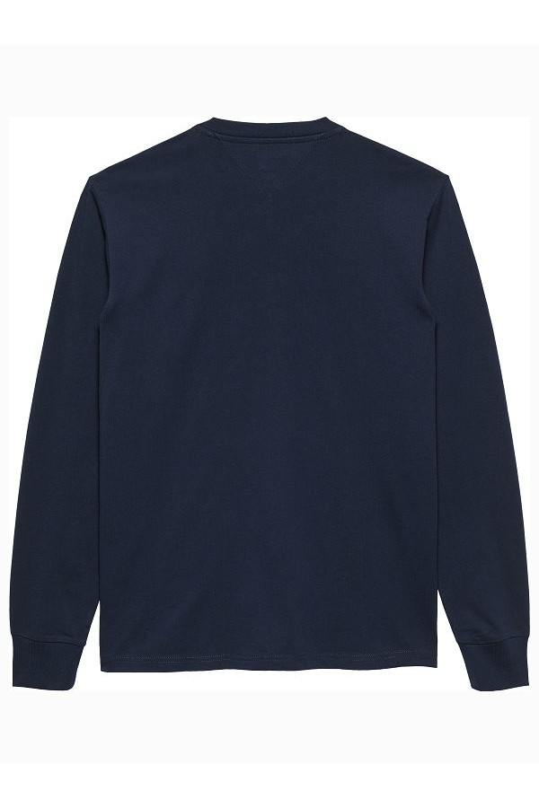 TJM SLIM CHEST LINEAR LS TEE EXT - ΜΠΛΕ