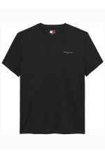 TJM SLIM LINEAR CHEST TEE EXT - ΜΑΥΡΟ
