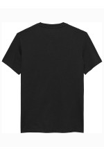 TJM SLIM LINEAR CHEST TEE EXT - ΜΑΥΡΟ