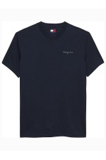 TJM SLIM LINEAR CHEST TEE EXT - ΜΠΛΕ