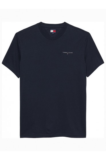 TJM SLIM LINEAR CHEST TEE EXT - ΜΠΛΕ
