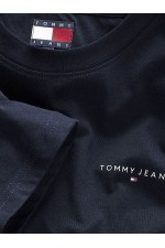 TJM SLIM LINEAR CHEST TEE EXT - ΜΠΛΕ